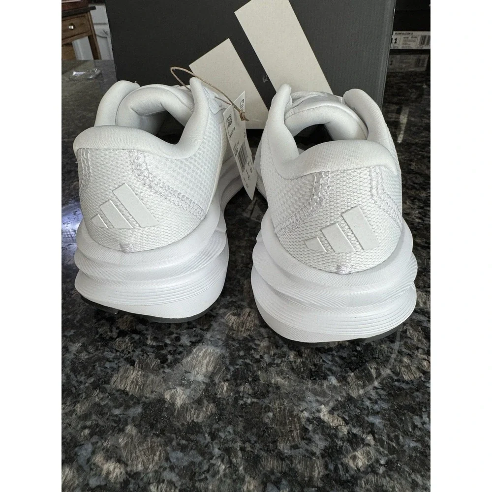 adidas‎ Galaxy 7 W White Metallic Black Road Running Jogging Shoes IH3662 Sz 7.5